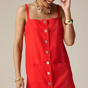 NWT J.Crew Claudia dress in linen